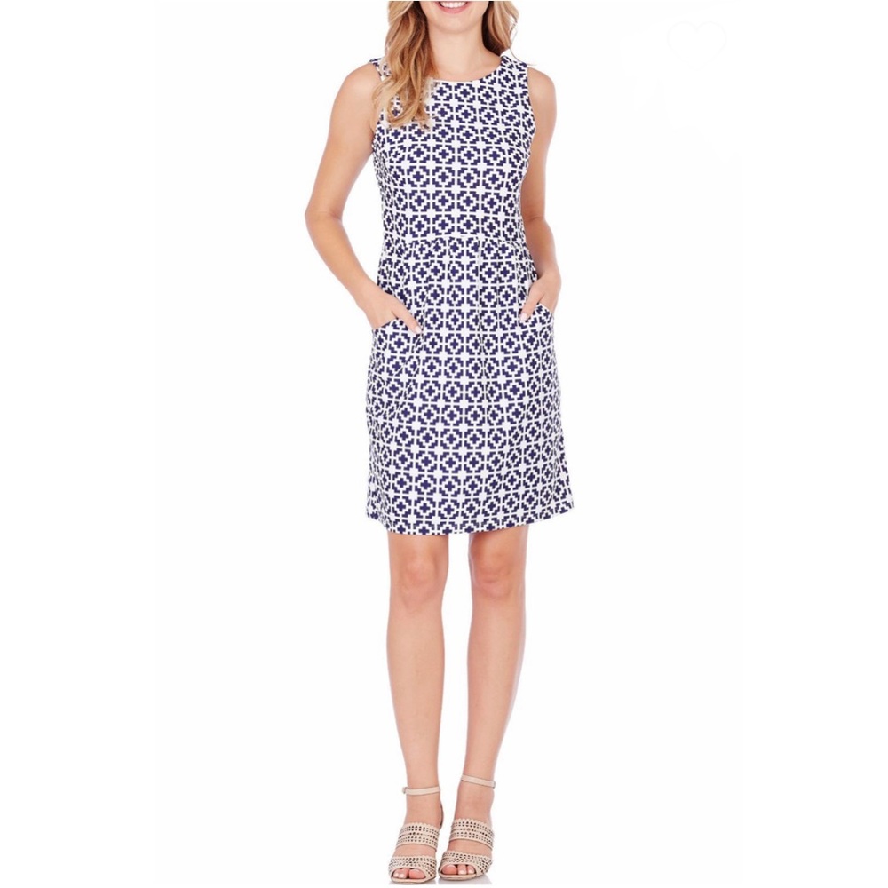 Jude Connally • Mary Pat Dress in Moroccan Tile • SZ M • Retail $184